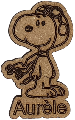 Magnet - Snoopy personnalisable